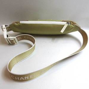 Chanel Pouch Line Waist Beige Bag Body Sports